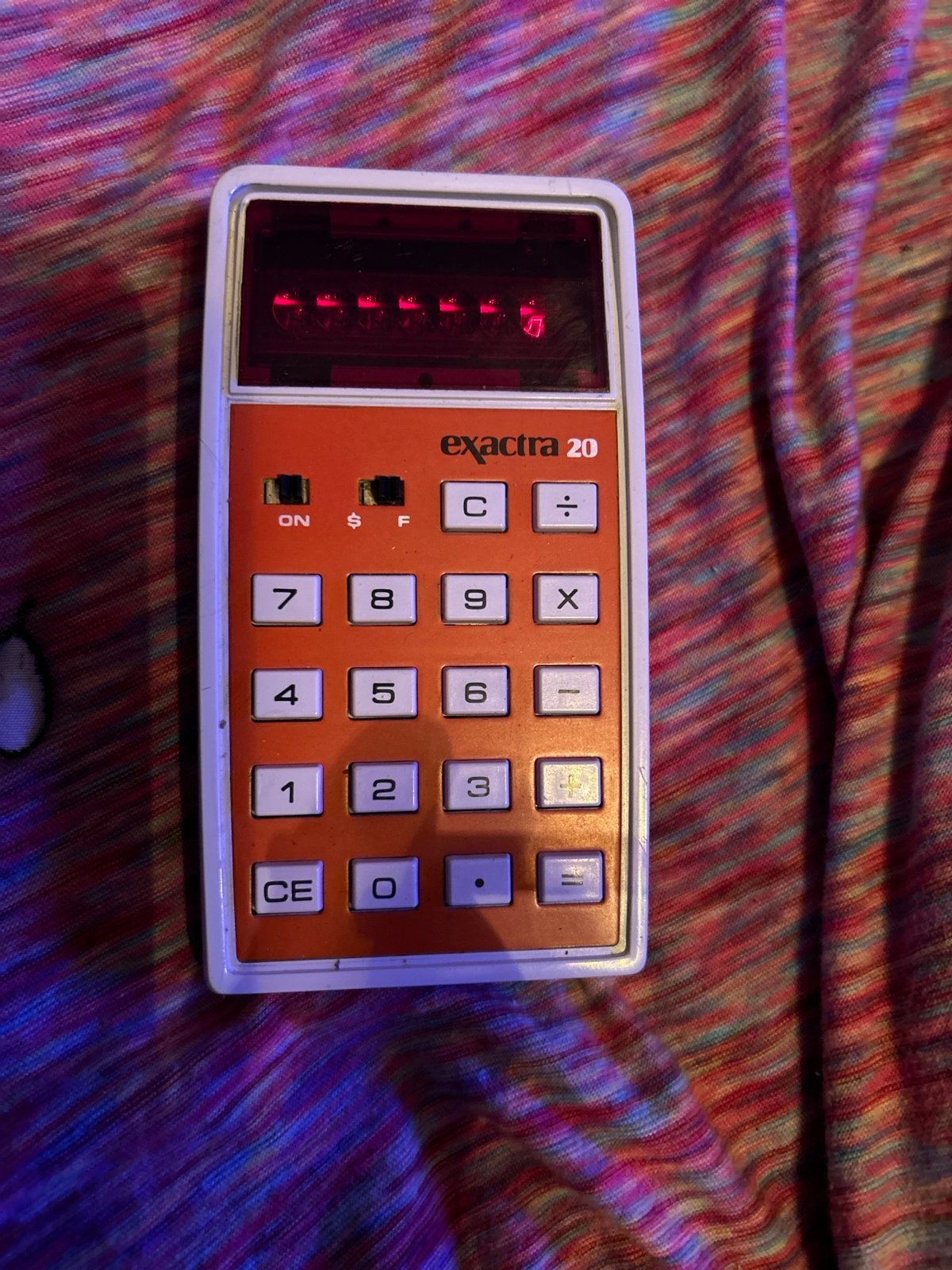 Vintage Texas Instrument calculator.
