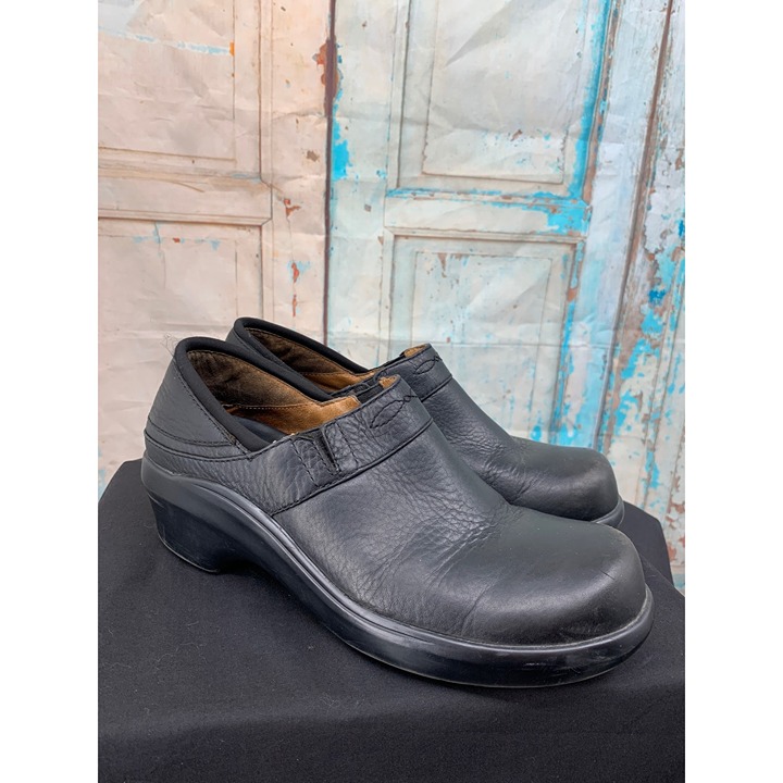 Ariat Black Leather Clog Shoe Size 9
