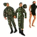Hasboro 2000 3 GI Joe dolls & large lot of military accessories, helmets, gear