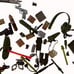 Hasboro 2000 3 GI Joe dolls & large lot of military accessories, helmets, gear