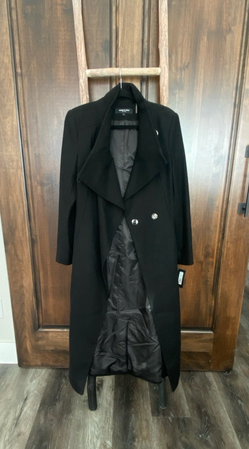 NWT Kenneth Cole long wool jacket