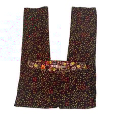 Vintage Dolce & Gabbana - Floral Print Straight Leg Pants
