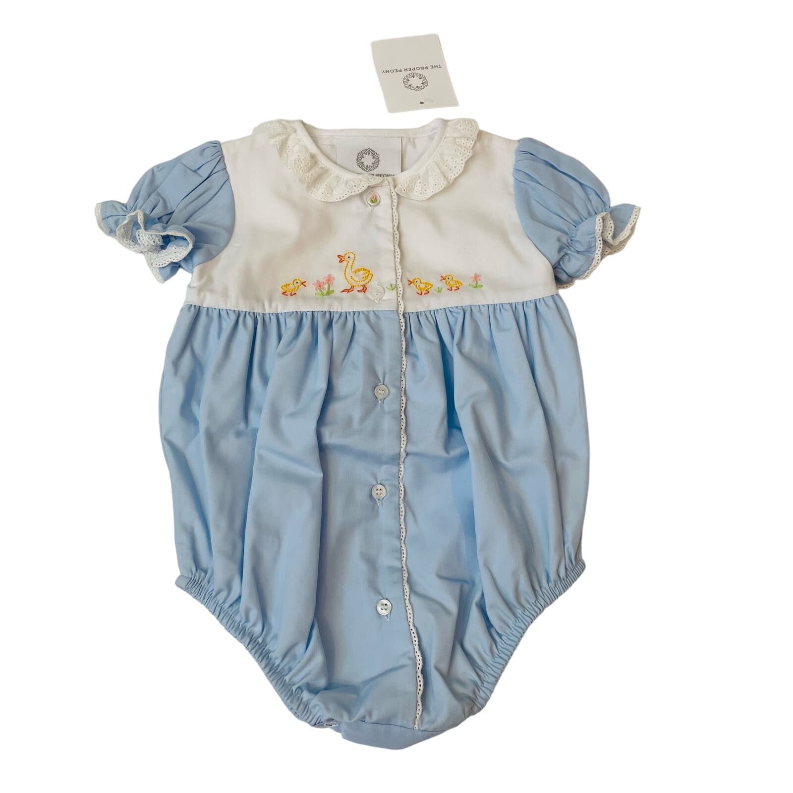 NWT TPP 6M Girl's Easter Chick Bubble