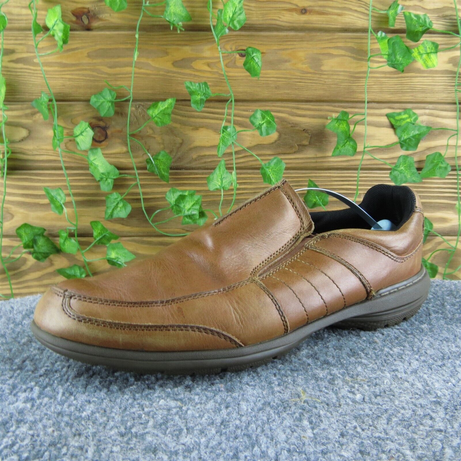 Abeo Men's Master Loafer Brown Leather Size 8.5M Gently Used 2025