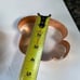 (5) Holiday Themed Heavy Duty Copper Cookie Cutters