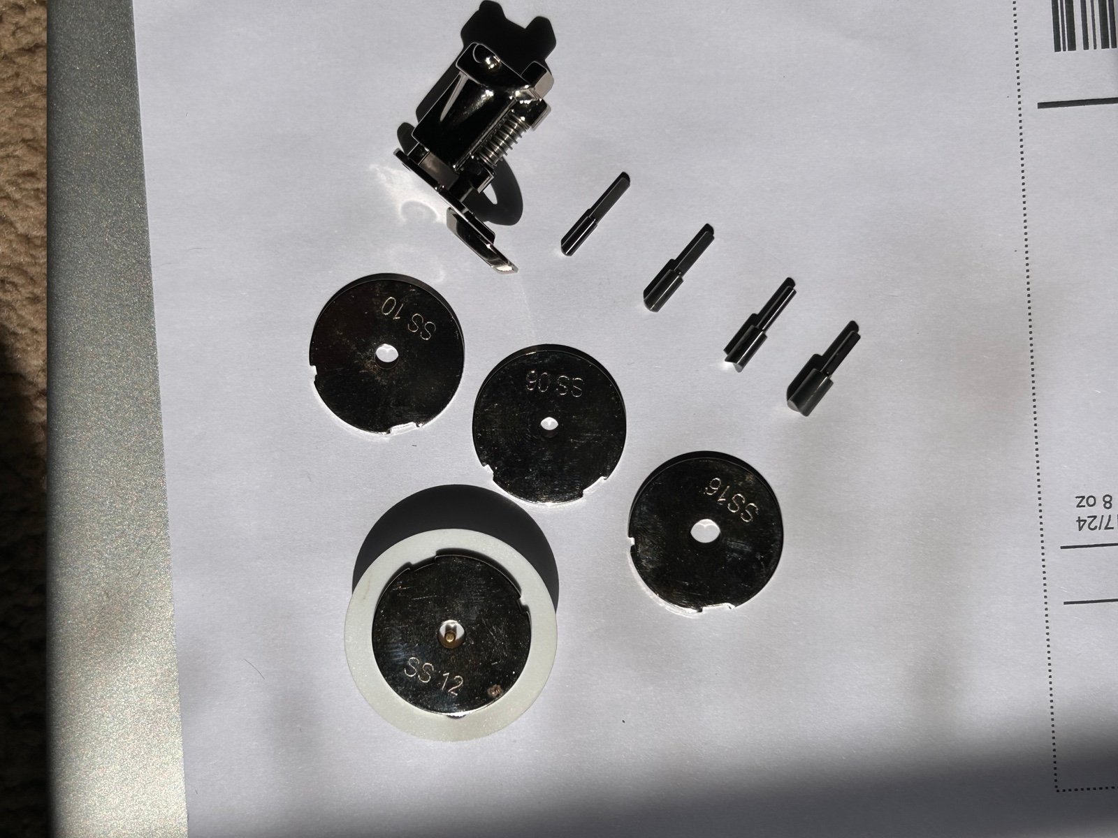 Bernina crystal work tools