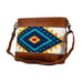 Myra Bag Handmade Star Shoulder Bag Upcycled Canvas & Cowhide Leather