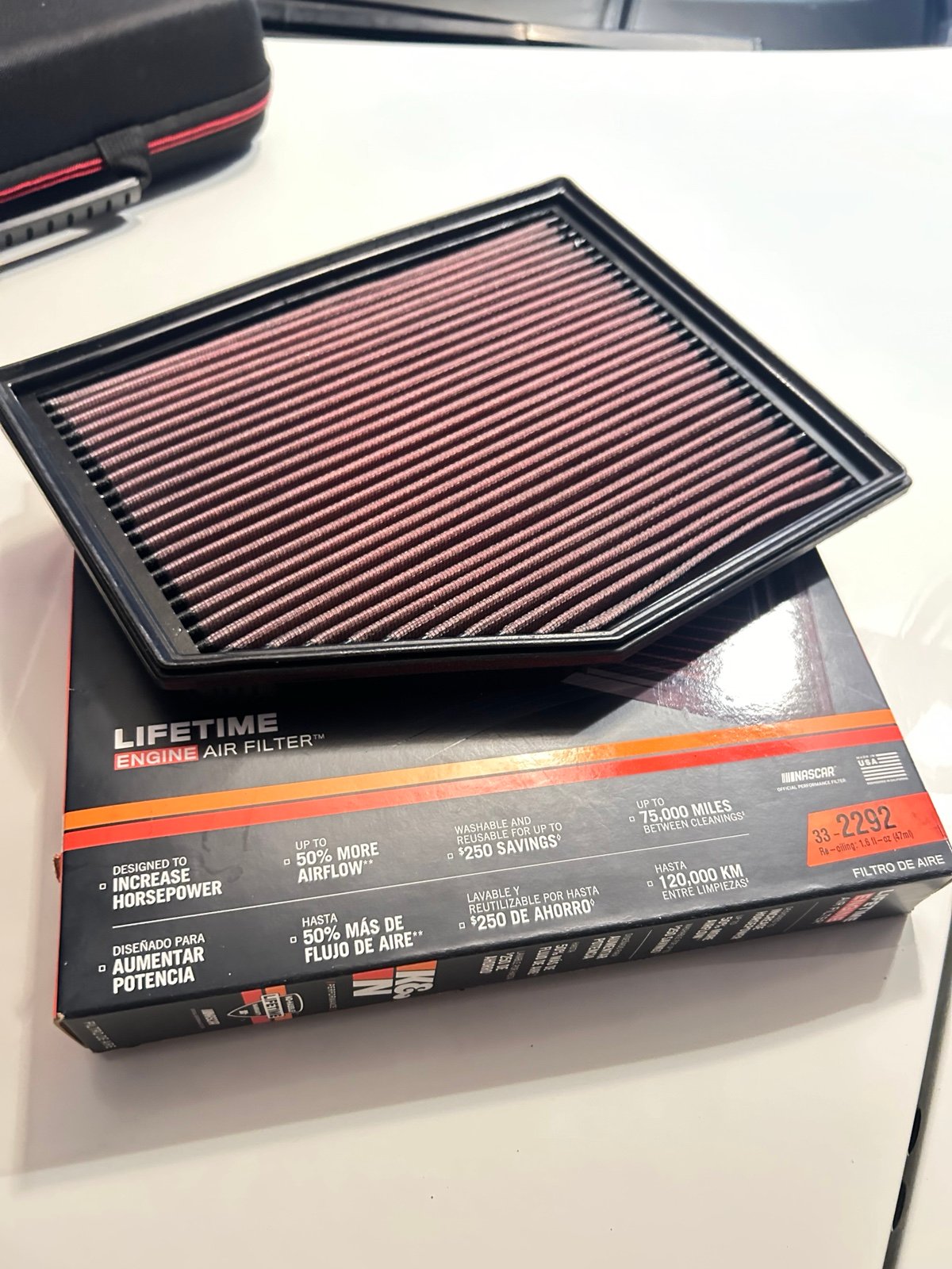 Bmw z4m roadster coupe k&n filter