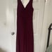Levkoff Burgundy Bridesmaid Dress