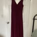 Levkoff Burgundy Bridesmaid Dress