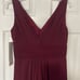 Levkoff Burgundy Bridesmaid Dress