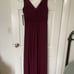 Levkoff Burgundy Bridesmaid Dress