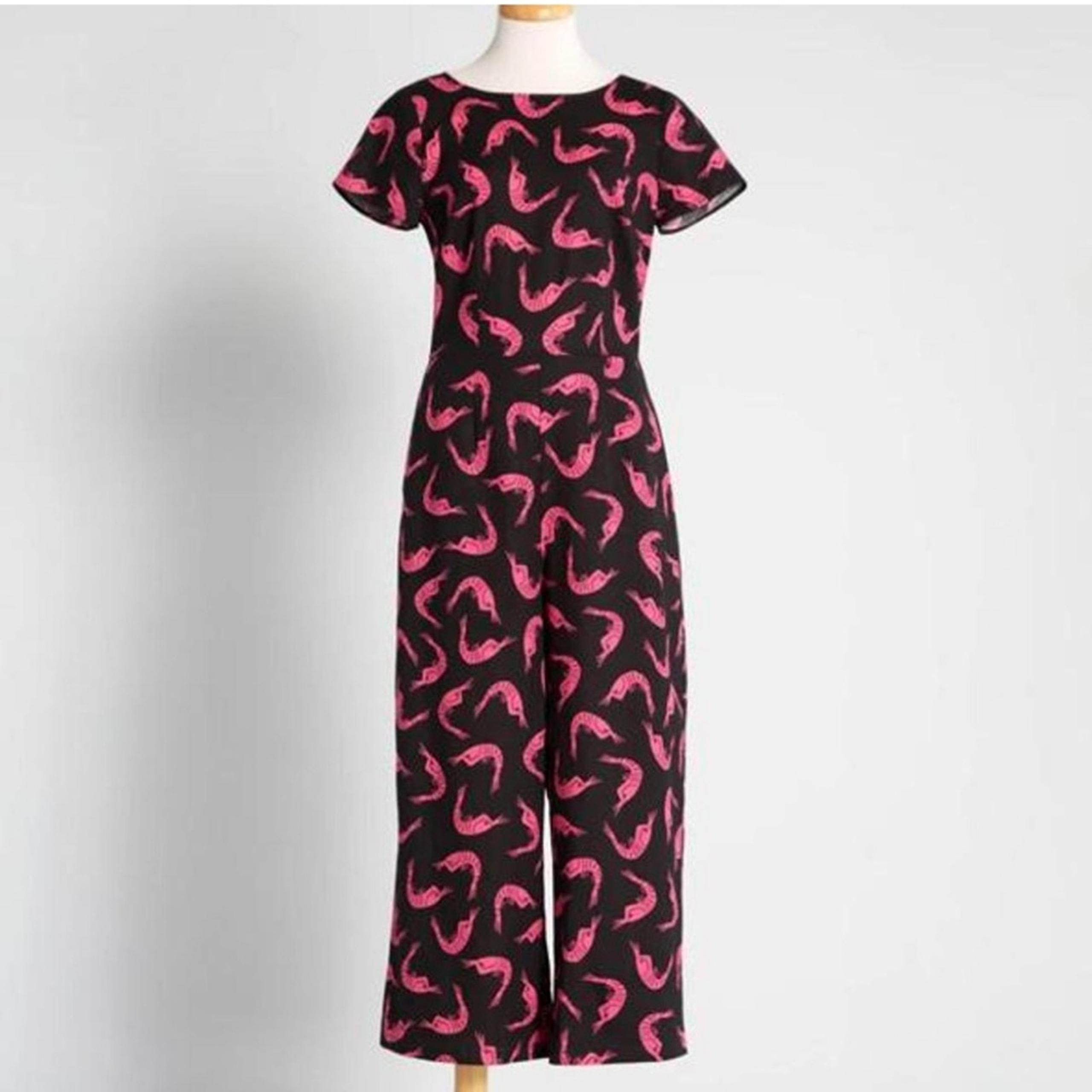 Modcloth Shrimply the Best Jumpsuit size XS