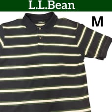 L.L.Bean Border Polo Shirt, Size M