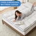 Soft Breathable Quilted Fitted Mattress Pad -5sz6