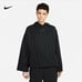 Nike Black Quilted Poncho Style Hoodie