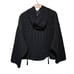 Nike Black Quilted Poncho Style Hoodie