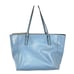 Coach Crossgrain Leather Laptop Tote Baby Blue