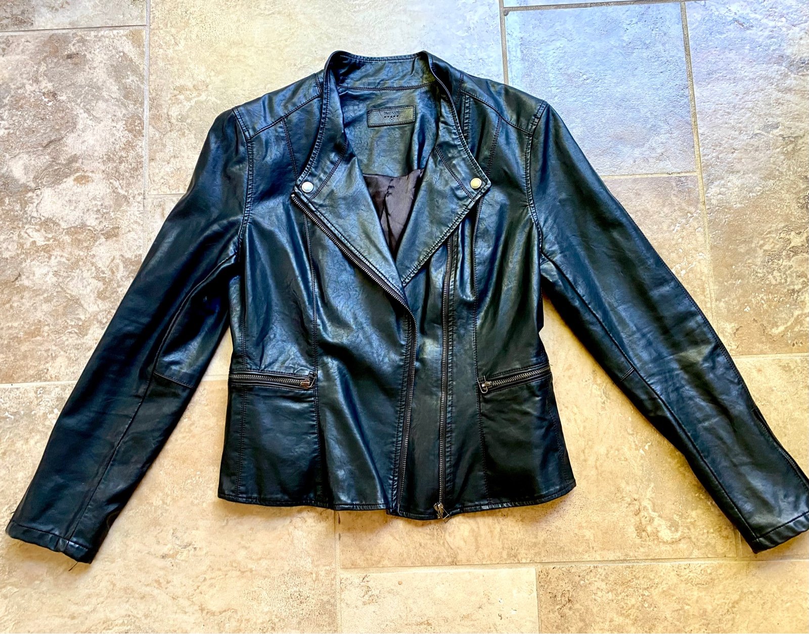 BLANK NYC Black Faux Leather Jacket