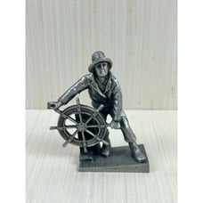 Vintage Jennings Bros Fisherman's Bronze Bookend Statue Leonard Craske 2653