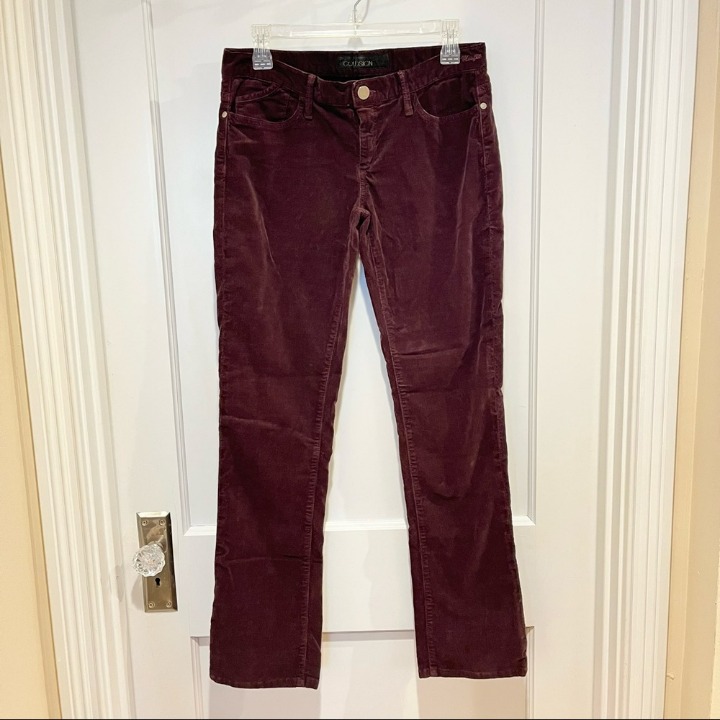 Goldsign Misfit Corduroys Burgundy 29