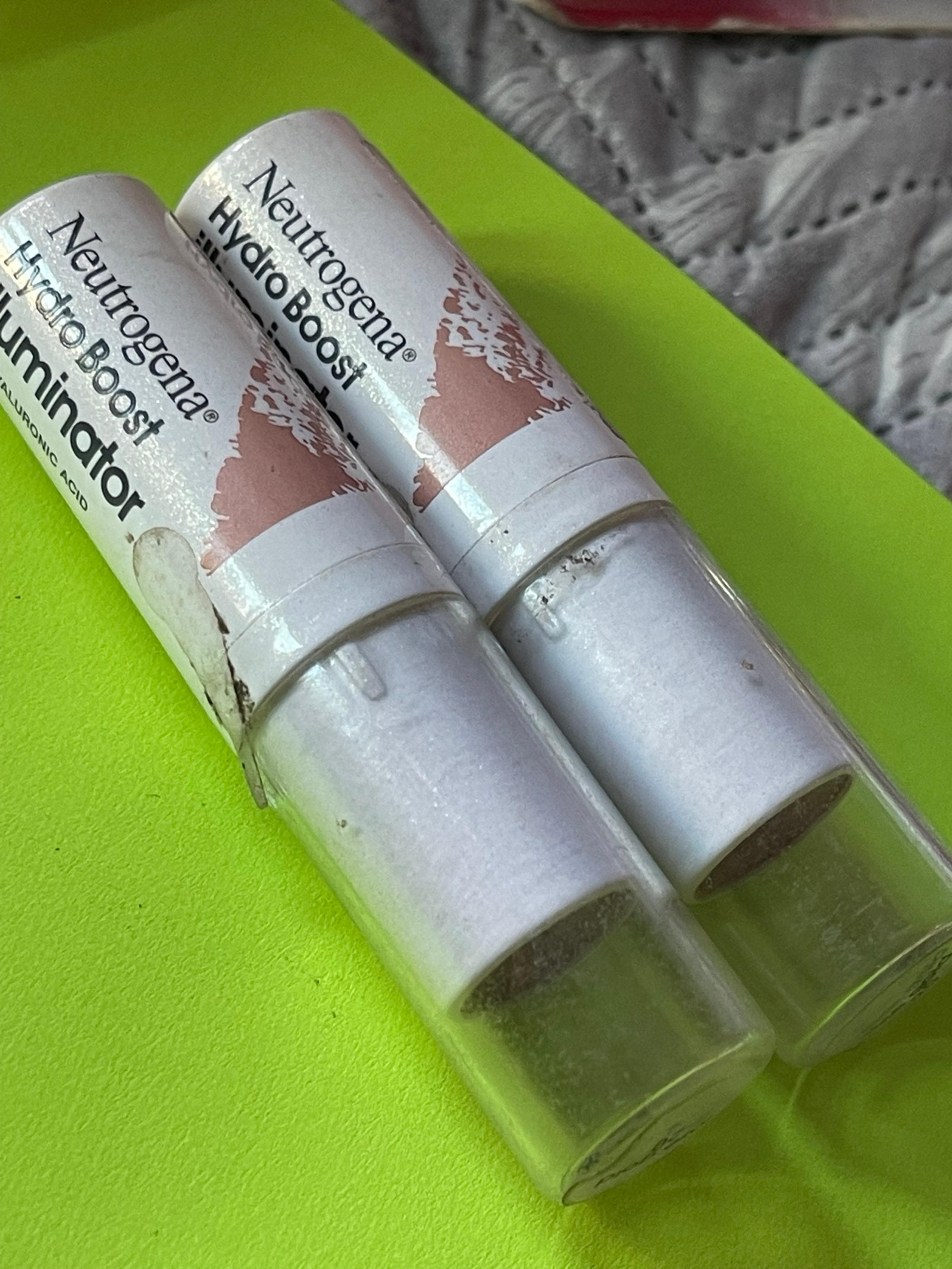 2 Neutrogena Hydro Boost Illuminator Makeup Stick, Rose Gold, 0.29 oz