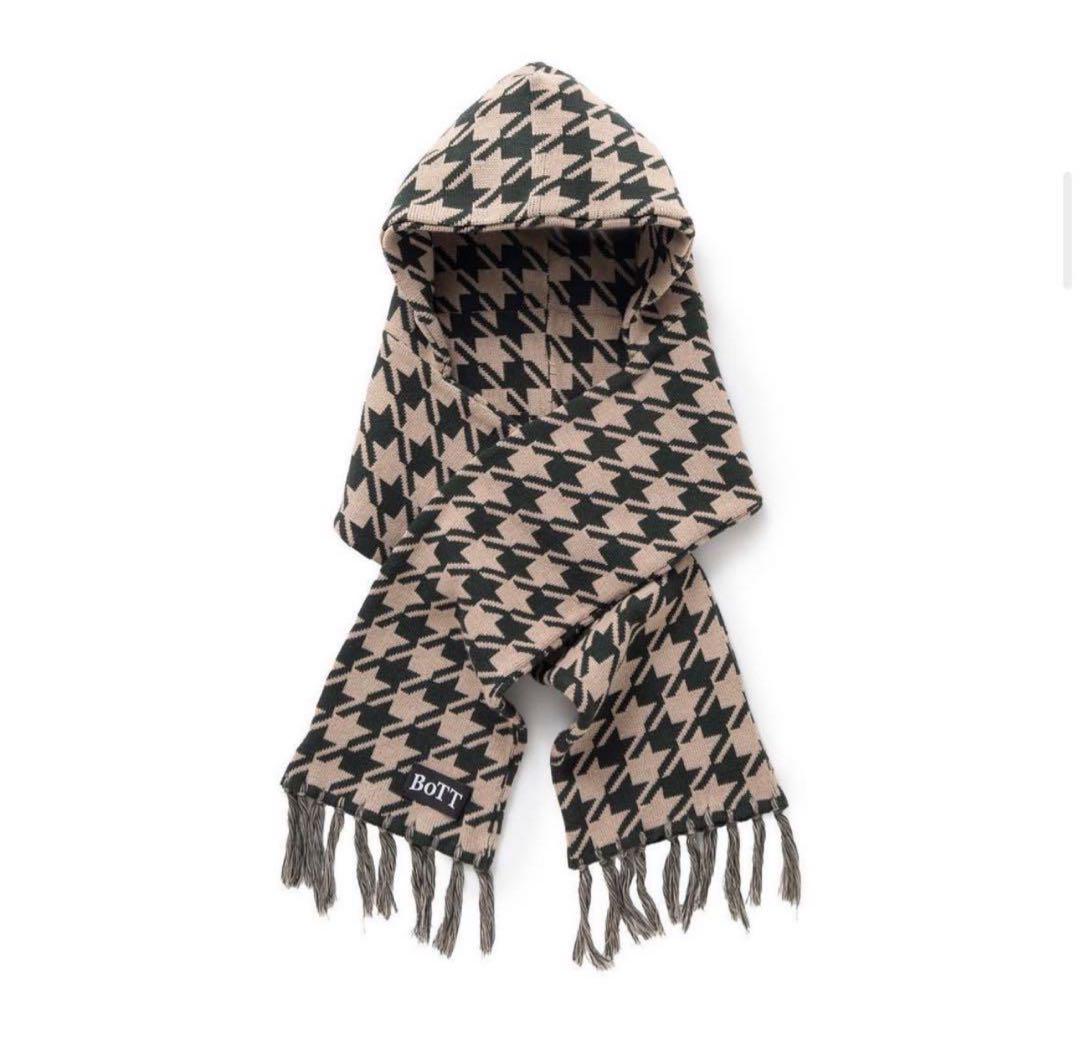 【BOTT】24aw HOODED SCARF Muffler Balaclava