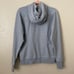 Lululemon Hoodie Womens Size 6 Blue Scuba Pullover Hooded Pockets Cotton Terry