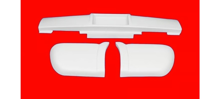 For Chevrolet Blazer 1995-2005 Fiberglass Rollpan & Sides 3 Pcs Kit Replacement