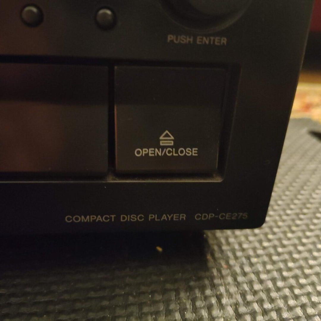Sony CDP-CE275 5-Disc Carousel CD Changer Player w/ Optical Digital Audio - detail