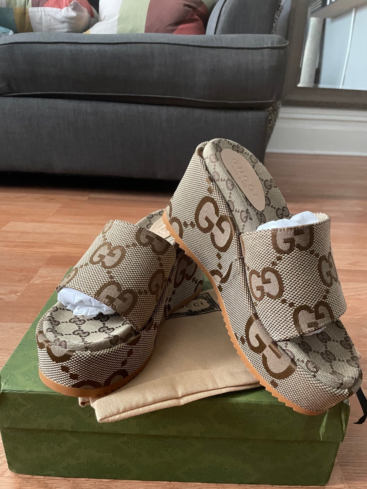 Gucci Platform Wedge Shoes | Mercari