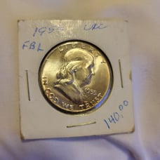 1955 Franklin Half Dollars FBL..ChBu