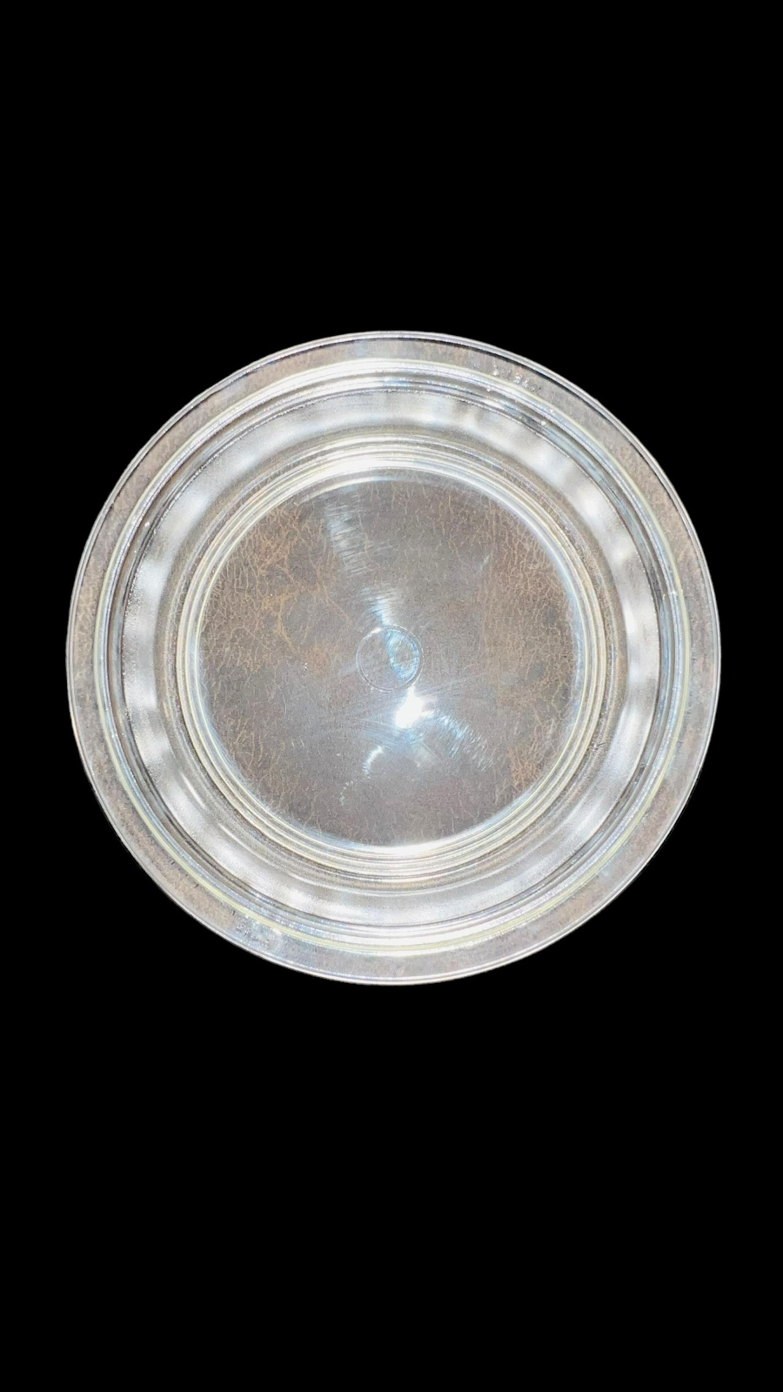 Vintage Pyrex Clear Glass 723-C Dual Duty Replacement Lid~Pie Plate 9 Inch