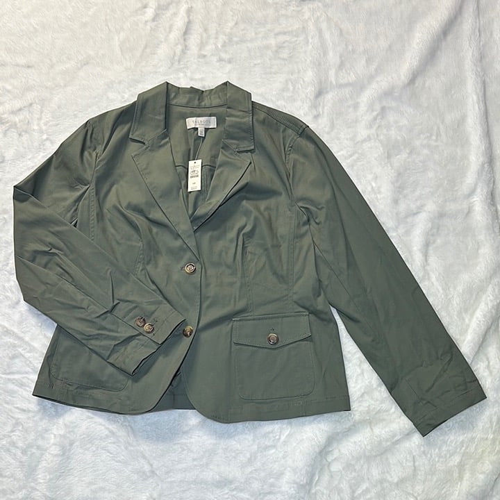 NEW Talbots Green Petite Jacket Size 16P