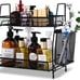 Countertop Organizer for Bathroom Counter, The Organizer for Bedroom, Black