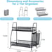 Countertop Organizer for Bathroom Counter, The Organizer for Bedroom, Black