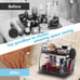Countertop Organizer for Bathroom Counter, The Organizer for Bedroom, Black