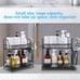 Countertop Organizer for Bathroom Counter, The Organizer for Bedroom, Black
