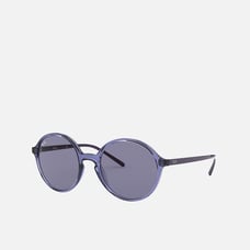 Ray-Ban RB4307 Sunglasses with Transparent Frame Blue Lenses