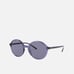 Ray-Ban RB4307 Sunglasses with Transparent Frame Blue Lenses
