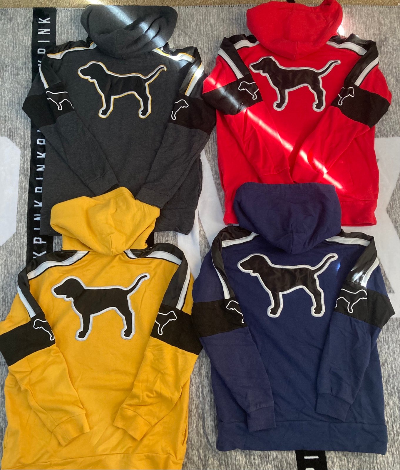 PINK VS SHERPA DOG HOODIE BUNDLE