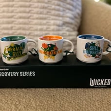 Wicked Starbucks Universal Studios Limited Exclusive demi mugs