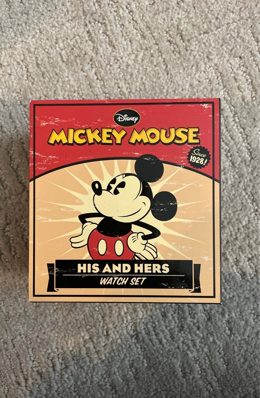 Disney's Mickey and Minnie Mouse (His and Hers) Watch Set