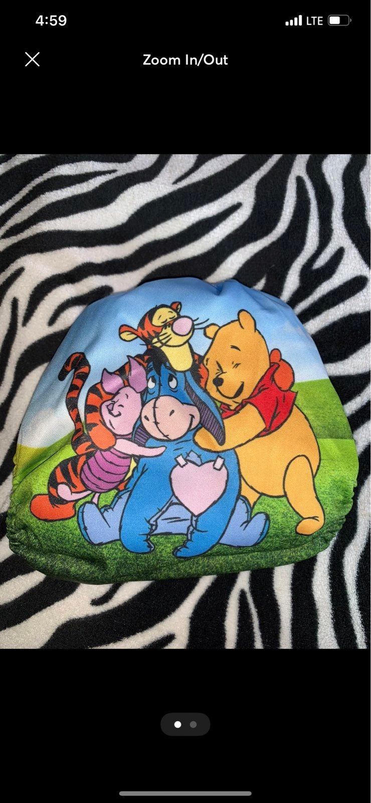 Winnie the pooh cloth diaper