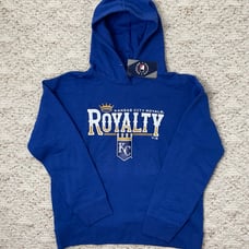 New Sz Med Women’s Kansas City Royals Hoodie Royalty Blue Salvy Salvador Perez