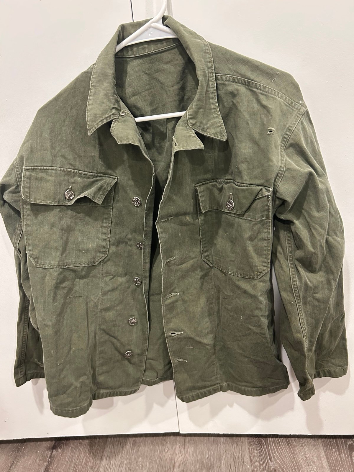 Vintage 50s Military shirt army 13 stars Air Force