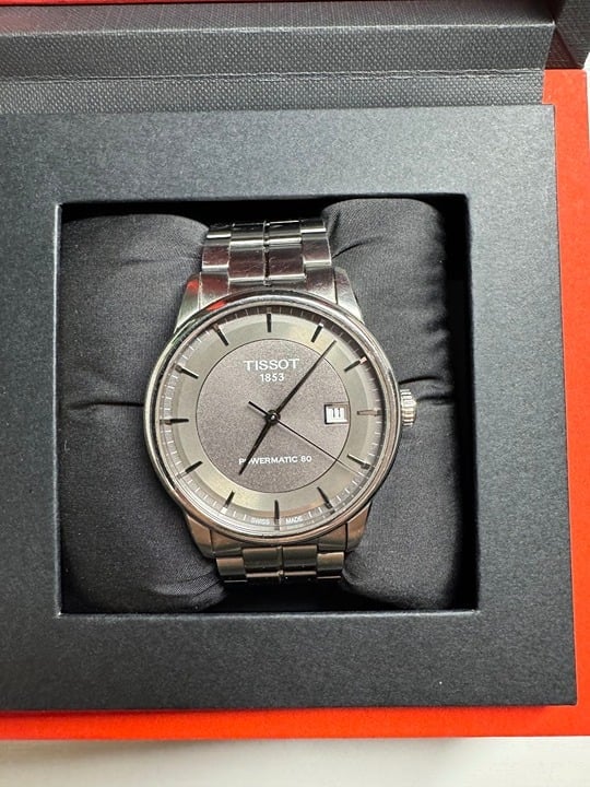 Tissot Luxury Men Anthracite Dial Swiss Automatic Watch T086.407.11.061.00