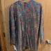 NWT Vintage Dressy Betsy Gold Pullover Rainbow Effect Sequin Top Size Small