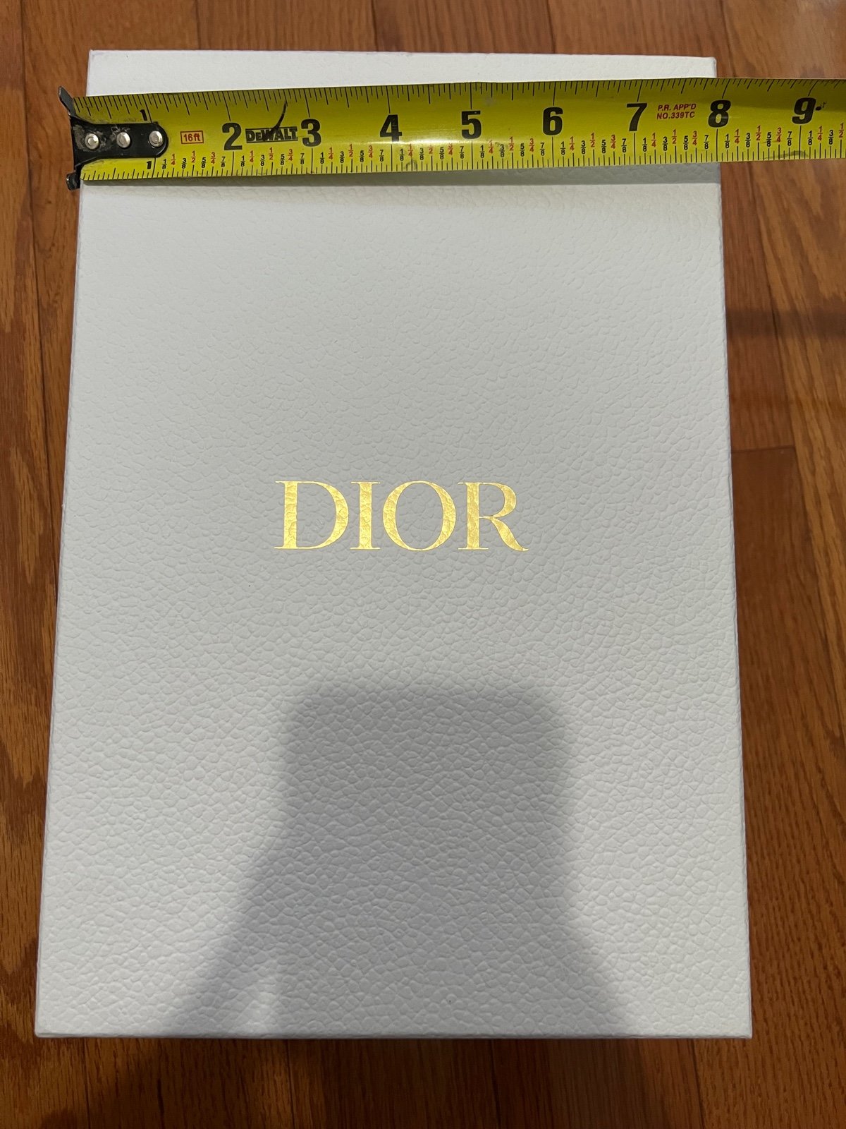 dior shoe box