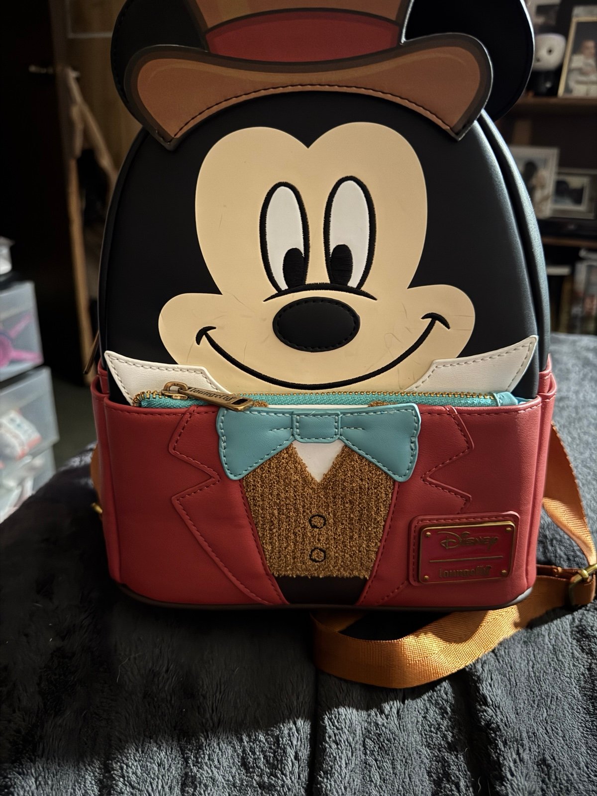 Loungefly Mickeys Christmas Carol Bob Cratchet backpack